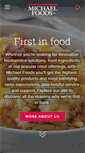 Mobile Screenshot of michaelfoods.com